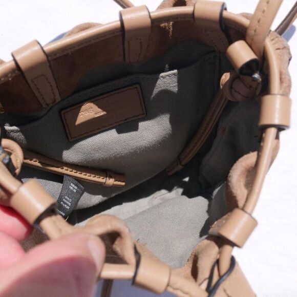 Rag & Bone Dayton suede drawstring mini bucket cross body bag - Picture 6 of 8